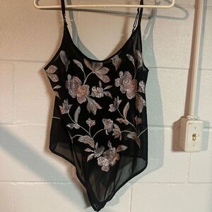 Express Floral Body Suit